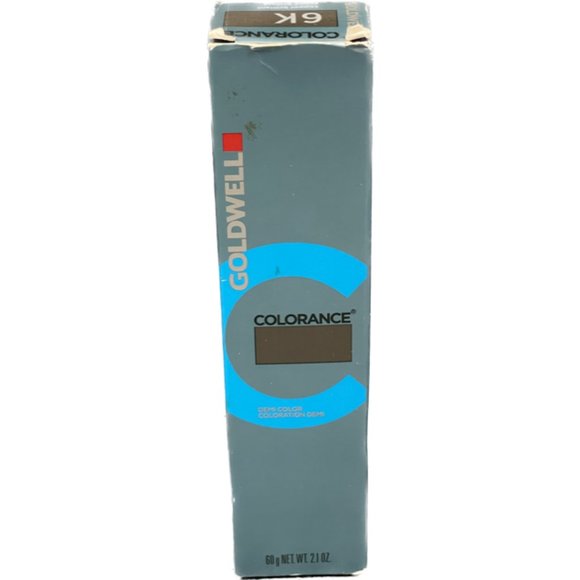 Goldwell COLORANCE Demi Permanent Hair Color Tube 2oz/ 60ml 6K COPPER BRILLIANT - Picture 1 of 4